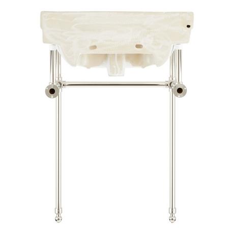 24" Cierra Console Sink with Brass Stand
