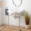30" Cierra Console Sink with Brass Stand, , large image number 2