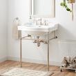 30" Cierra Console Sink with Brass Stand, , large image number 0
