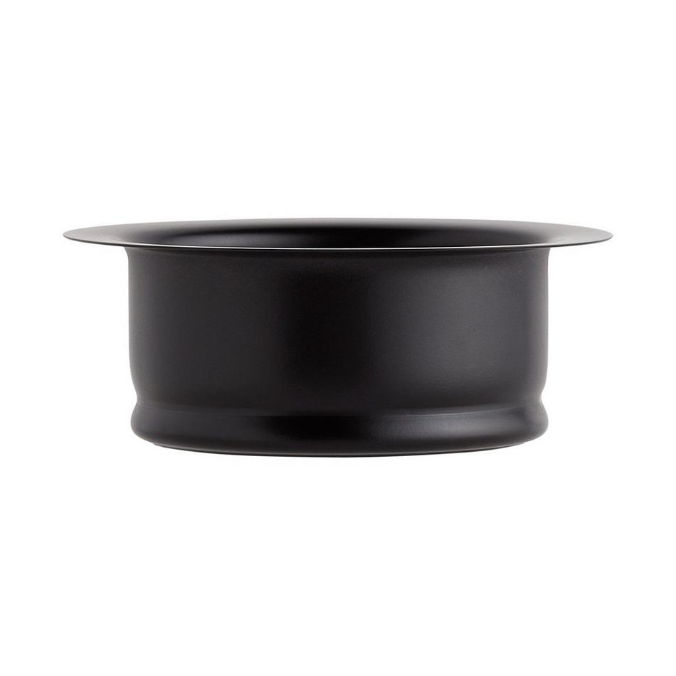 Standard Garbage Disposer Flange & Stopper - Matte Black, , large image number 2