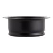 Standard Garbage Disposer Flange & Stopper - Matte Black, , large image number 1