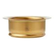 Standard Garbage Disposer Flange & Stopper - Brushed Gold, , large image number 1