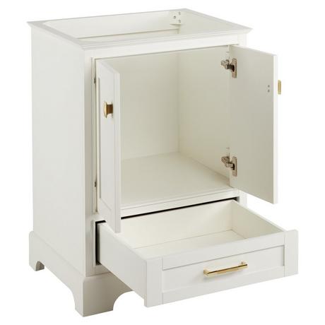 24" Quen Vanity - Soft White - Vanity Cabinet Only