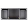 48" Quen Vanity With Undermount Sink - Gray - Carrara Marble Widespread, , large image number 4