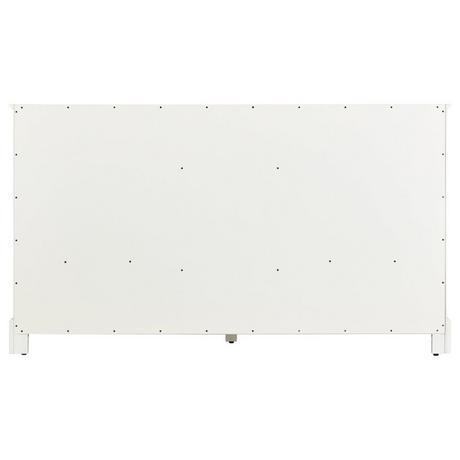 60" Quen Double Vanity With Undermount Sinks - Soft White