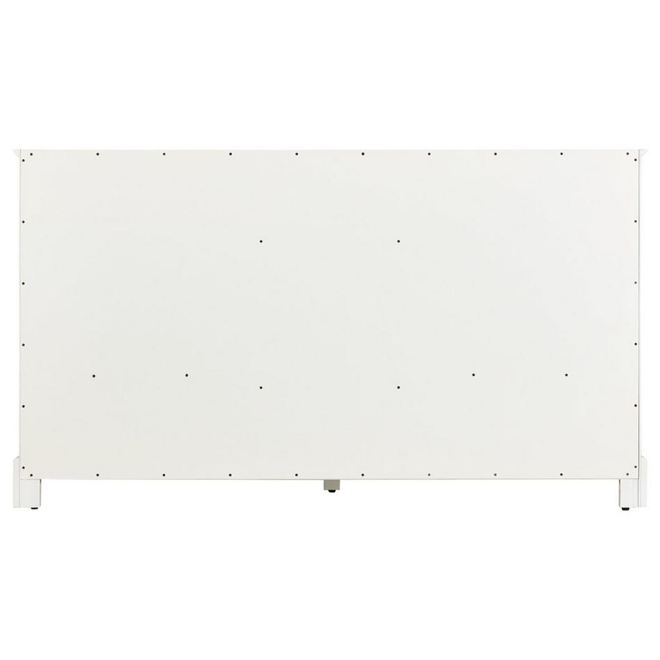 60" Quen Double Vanity With Rectangular Undermount Sinks - Soft White, , large image number 3