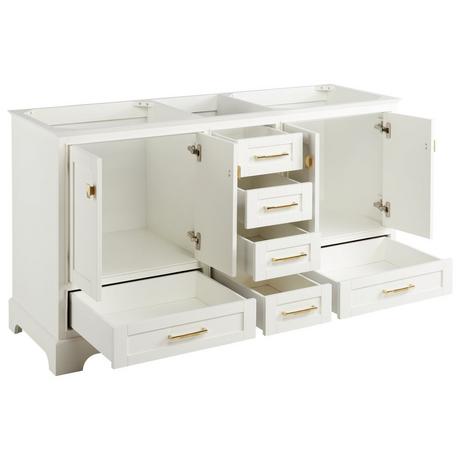 60" Quen Vanity - Soft White - Vanity Cabinet Only