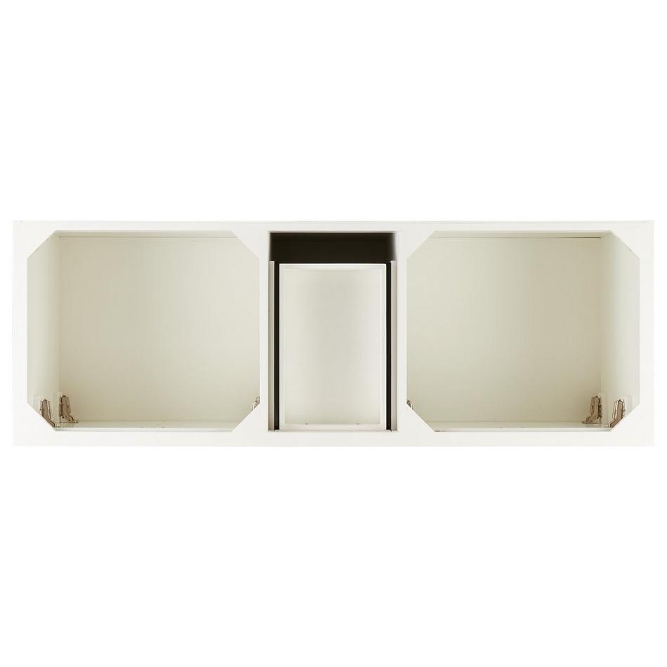 60" Quen Double Vanity With Undermount Sinks - Soft White, , large image number 4