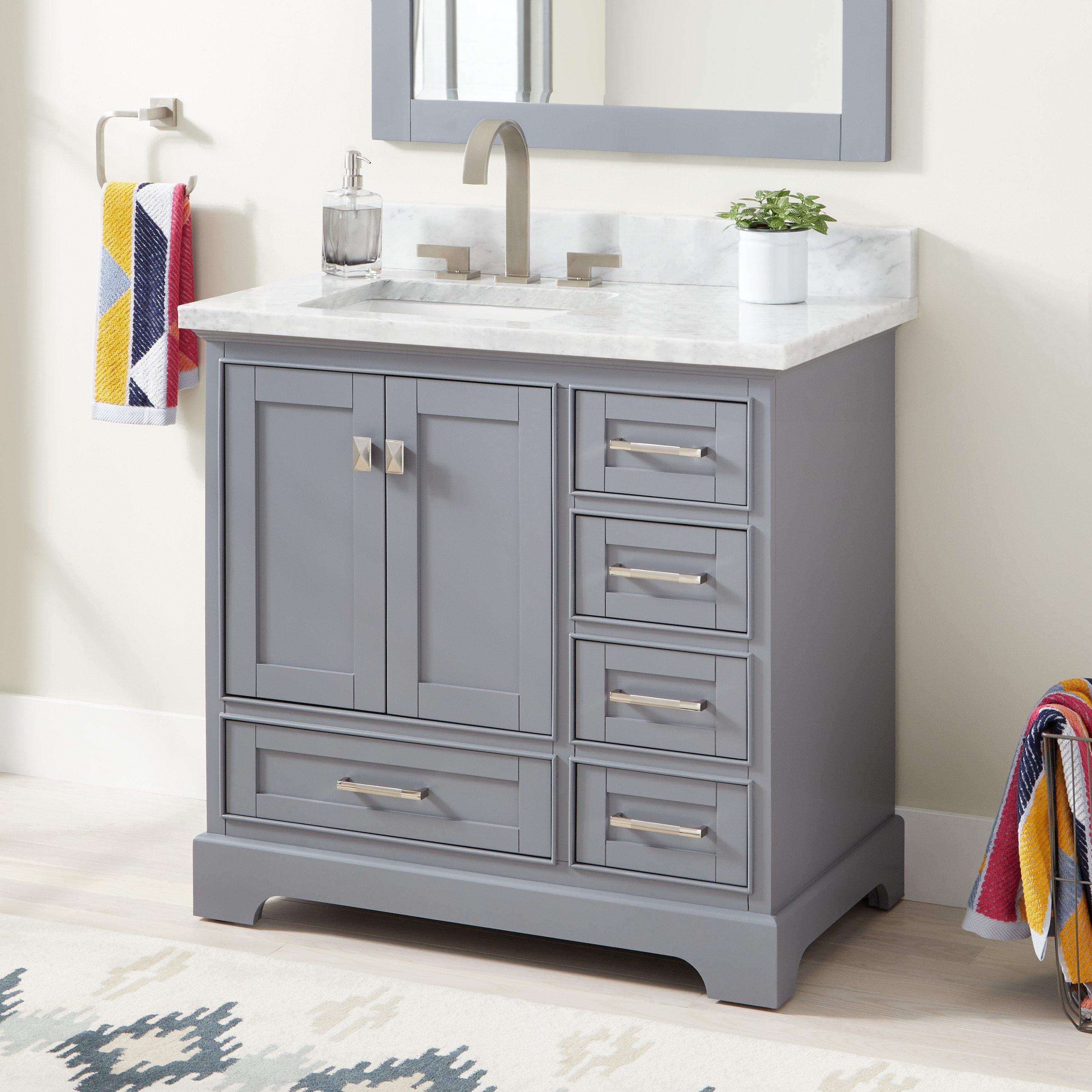 Grey bathroom deals vanities