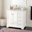 36" Quen Vanity With Undermount Sink - Soft White, , large image number 0