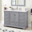 48" Quen Vanity With Rectangular Undermount Sink - Gray, , large image number 0