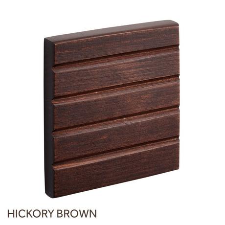 Wood Finish Sample - Hickory Brown