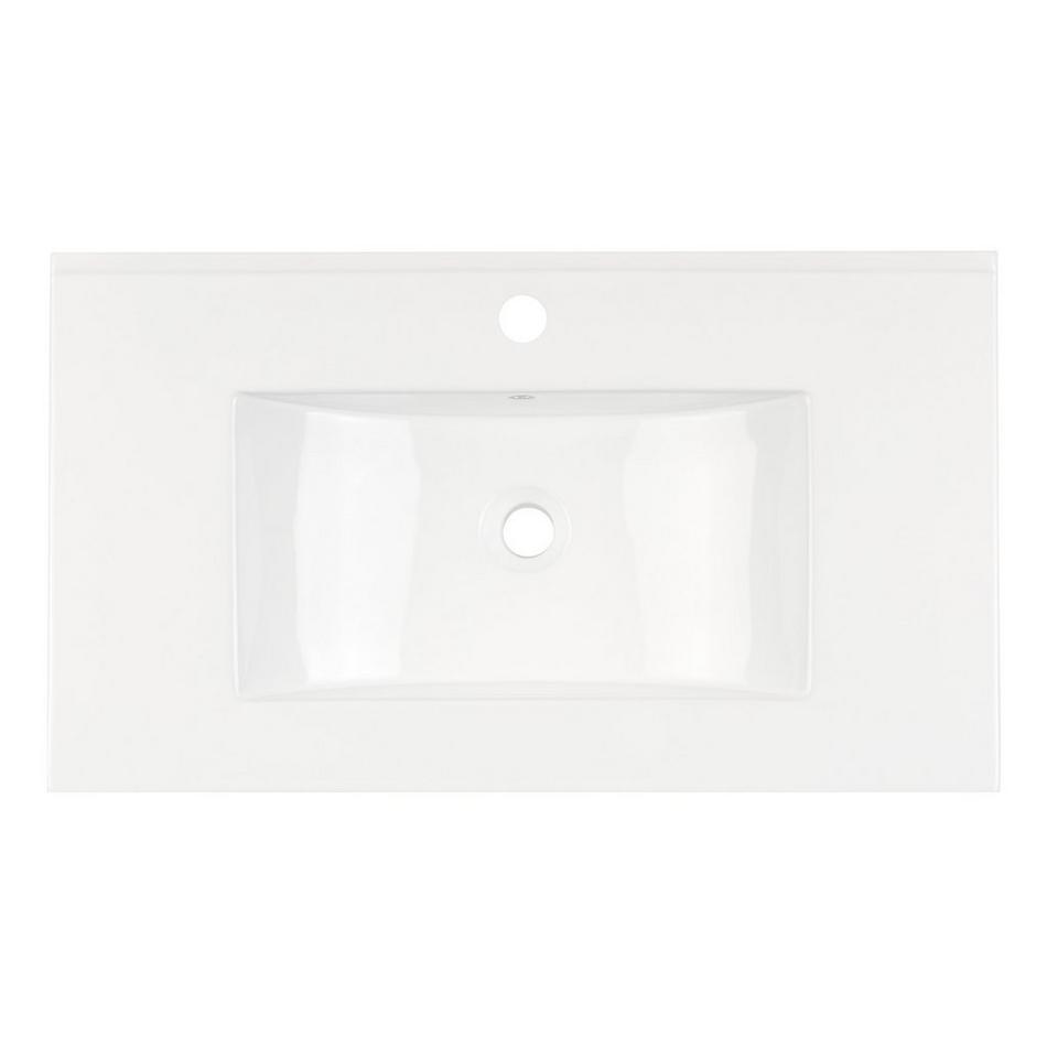 32" Kiah Wall-Mount Vanity and Sink - Light Oak, , large image number 5