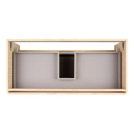 40" Kiah Wall-Mount Vanity and Sink - Light Oak