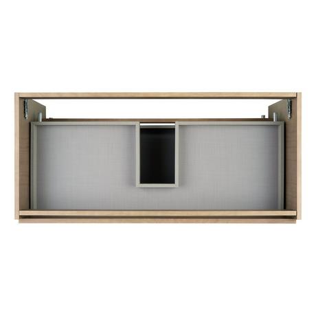 40" Kiah Wall-Mount Vanity and Sink - Desert Oak Wood