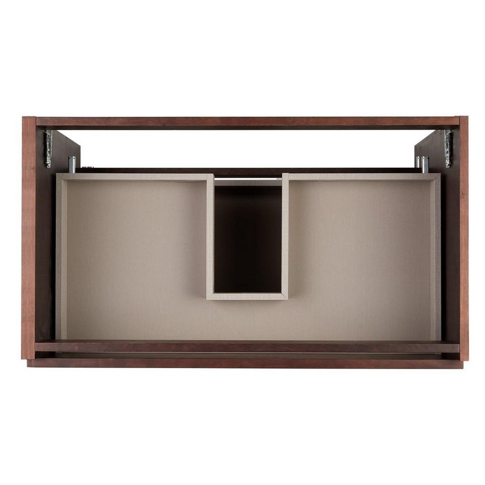 32" Kiah Wall-Mount Vanity and Sink - Hickory Brown, , large image number 4