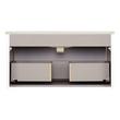 32" Bisbee Wall-Mount Vanity and Sink - Matte White with Warm Oak Frame, , large image number 3