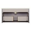 32" Bisbee Wall-Mount Vanity and Sink - Muted Gray with Warm Oak Frame, , large image number 3