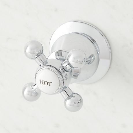 Ballantine Wall-Mount Bathroom Faucet - Cross Handles