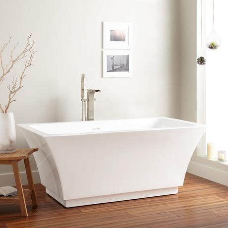 59" Leland Acrylic Freestanding Tub