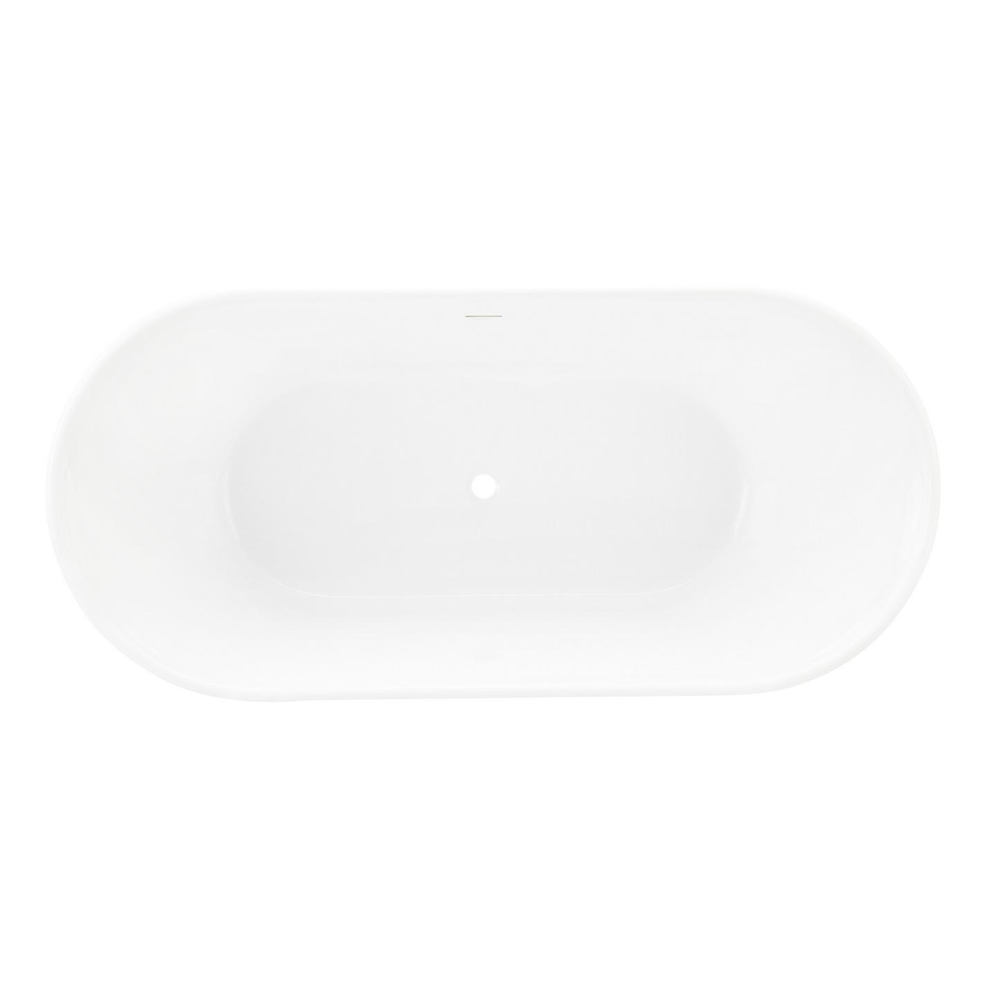 59" Odenwald Acrylic Freestanding Tub Signature Hardware