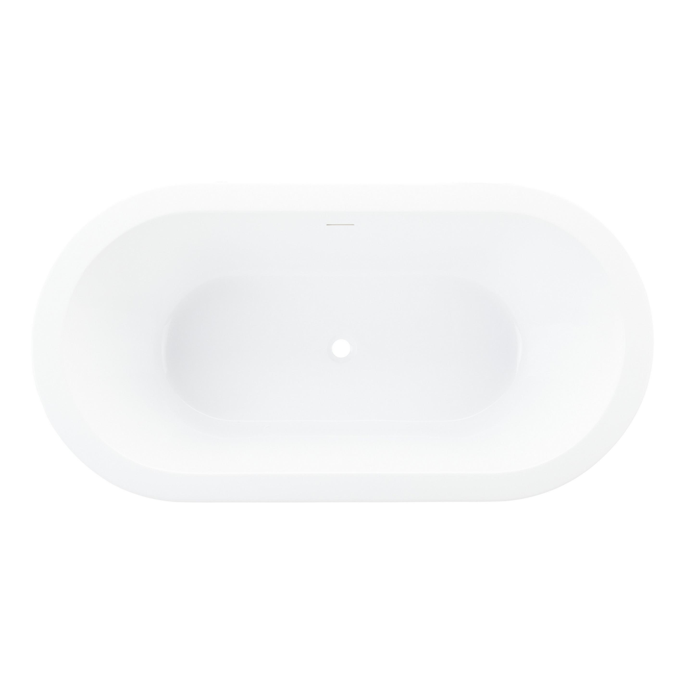 59" Leith Acrylic Freestanding Tub Signature Hardware