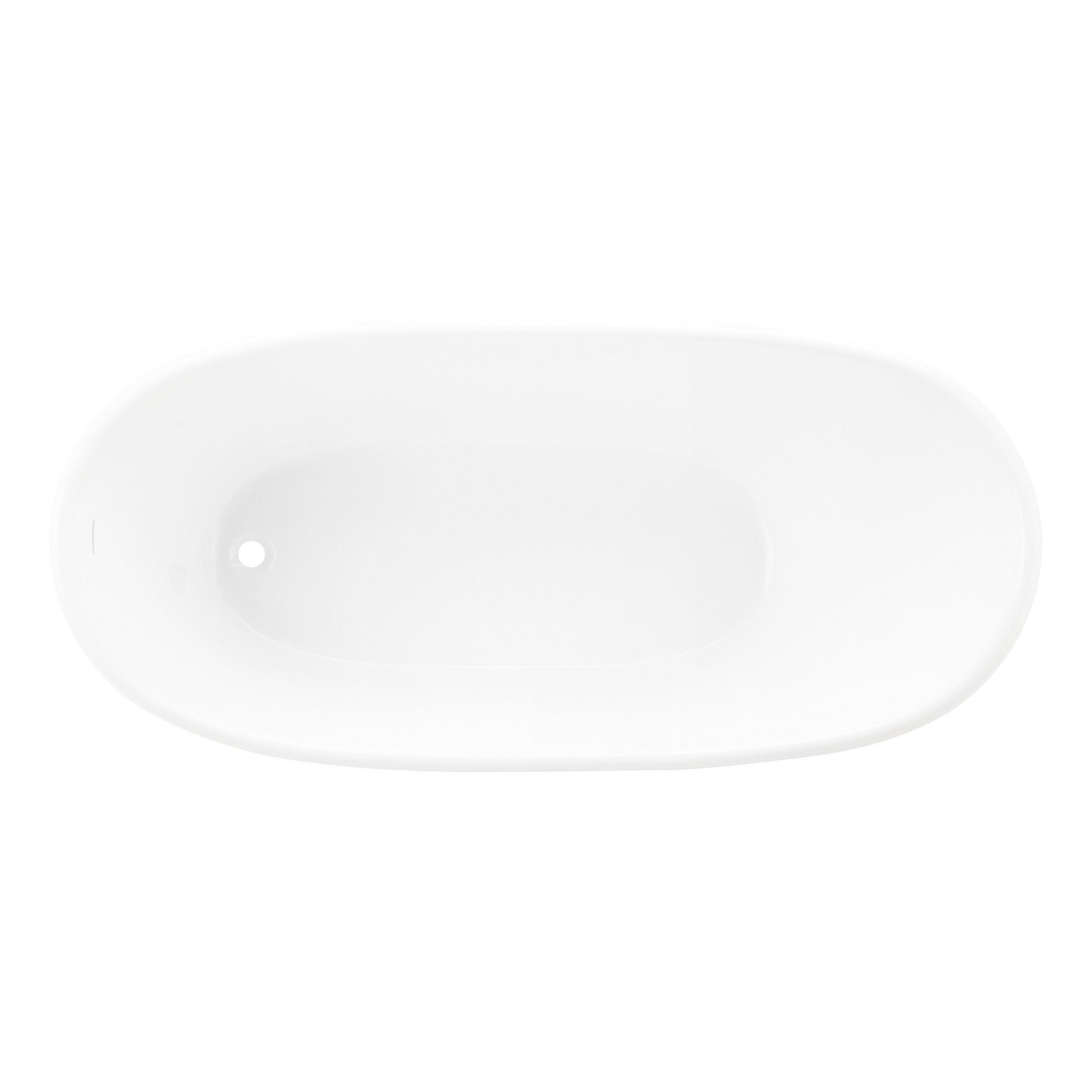 67" Saunders Acrylic Freestanding Tub Signature Hardware
