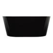 63" Eden Black Acrylic Freestanding Tub, , large image number 2
