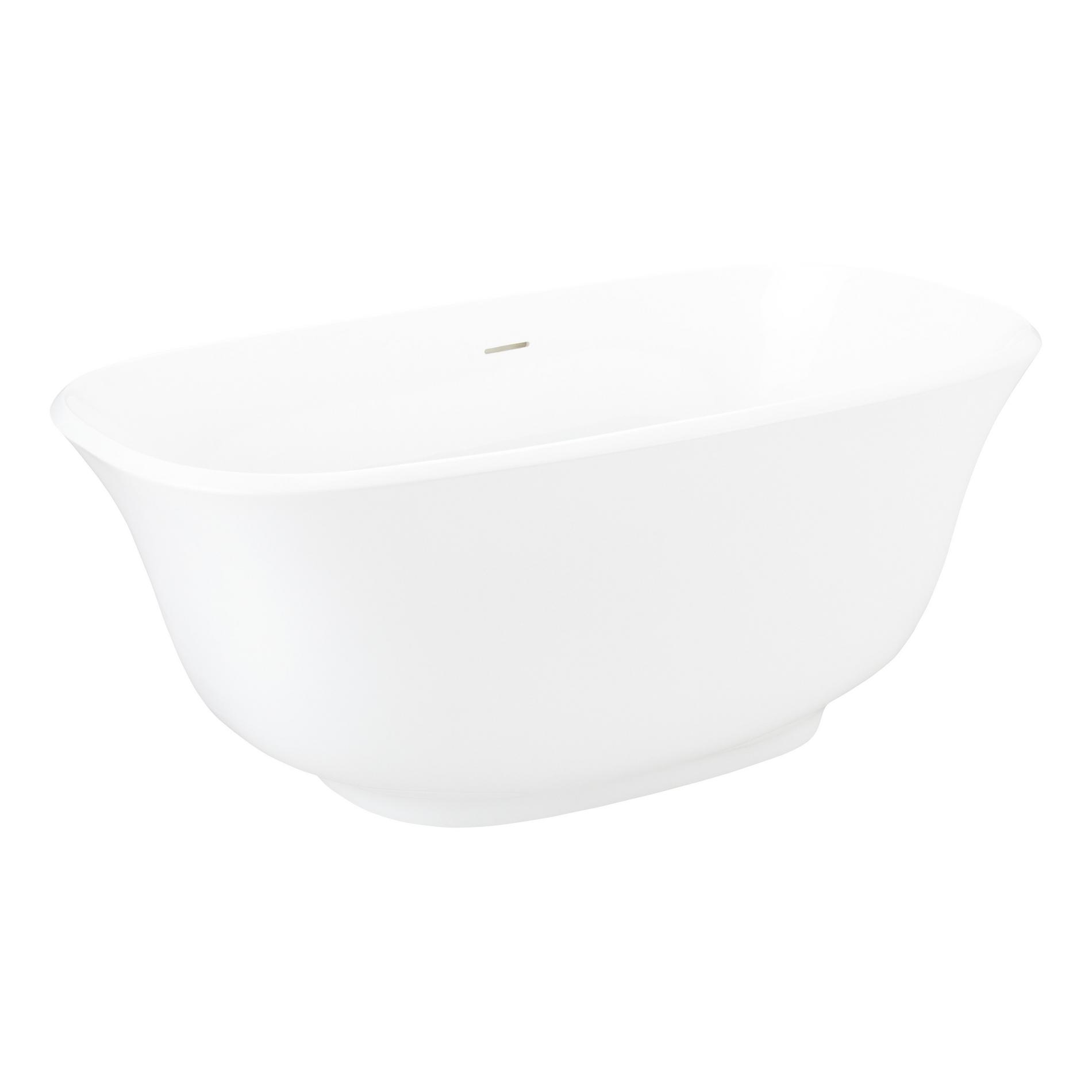 67" Lindsey Acrylic Freestanding Tub Signature Hardware