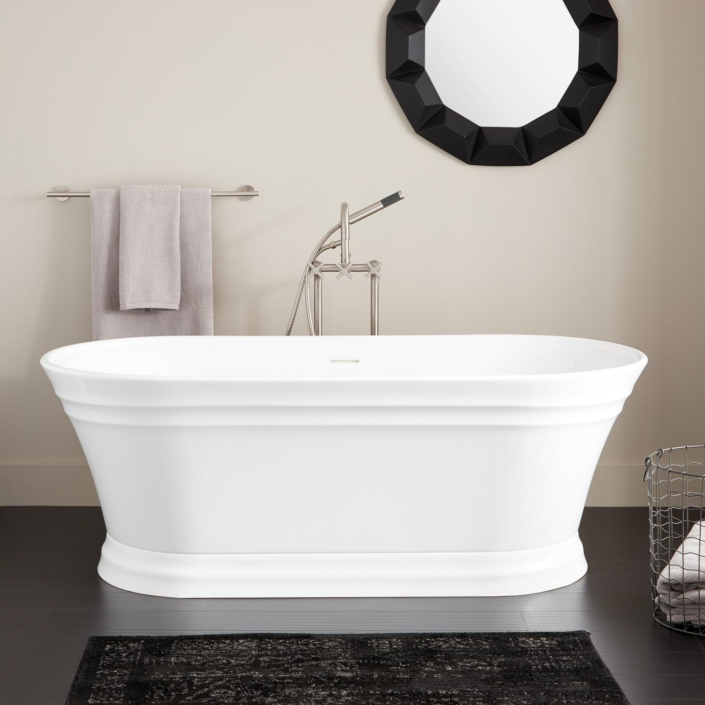 67" Odenwald Acrylic Freestanding Tub Signature Hardware