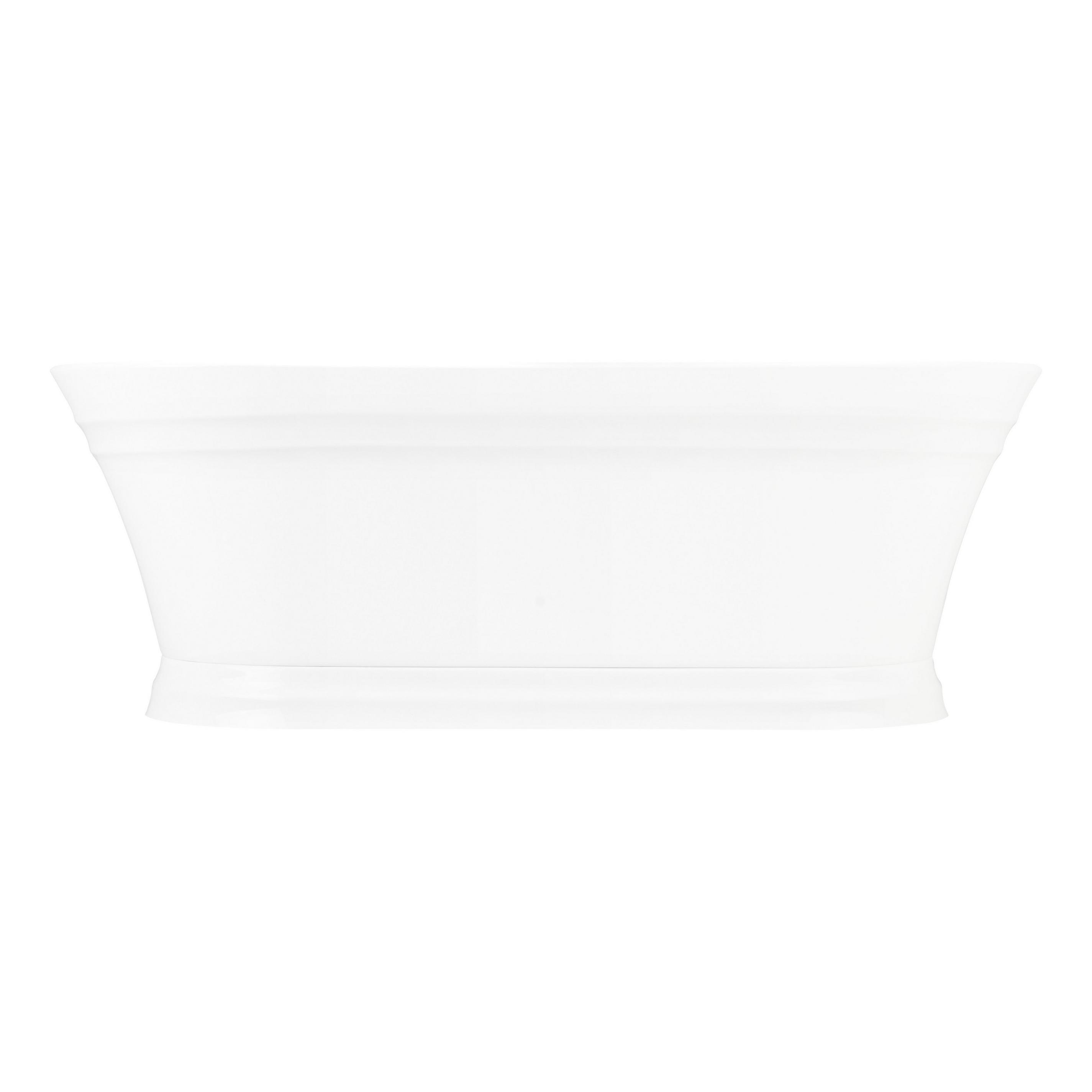67" Odenwald Acrylic Freestanding Tub Signature Hardware