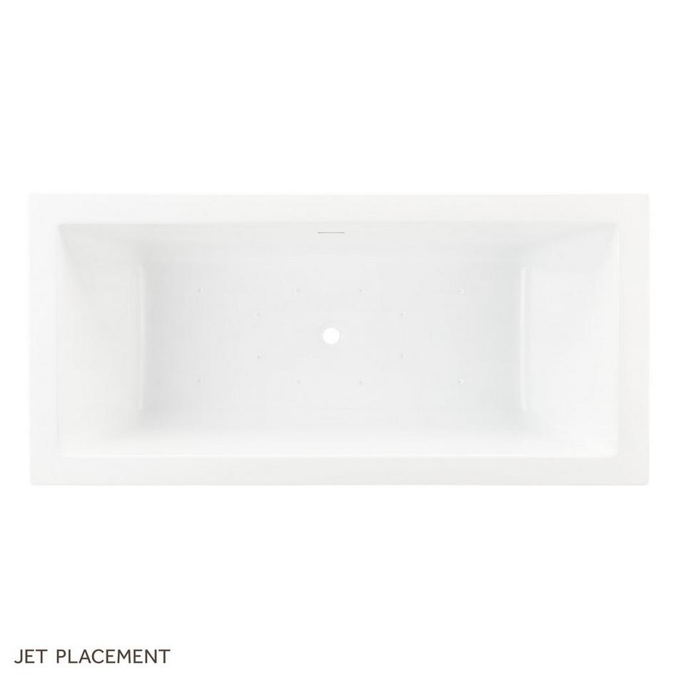 59" Eaton Acrylic Freestanding Air Tub, , large image number 3