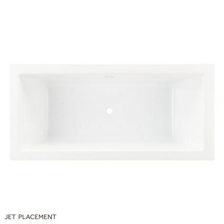 67" Eaton Acrylic Freestanding Air Tub