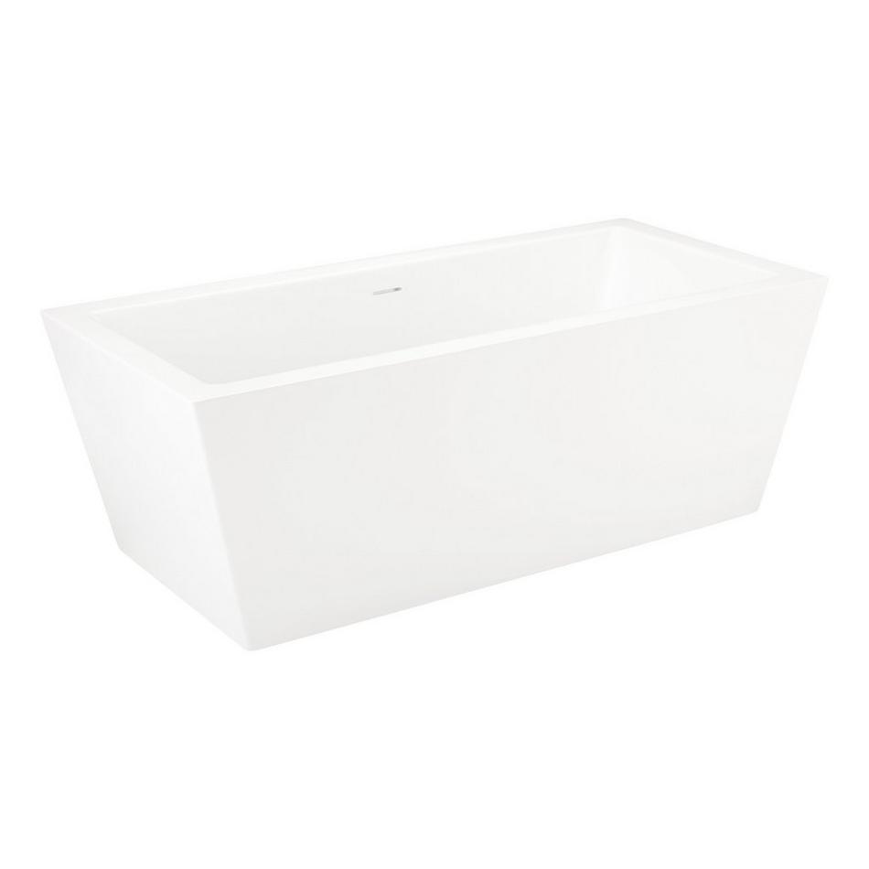 71" Eaton Acrylic Freestanding Air Tub with Foam, , large image number 1