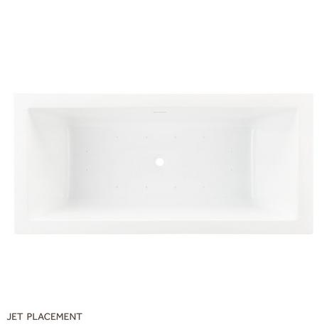 71" Eaton Acrylic Freestanding Air Tub