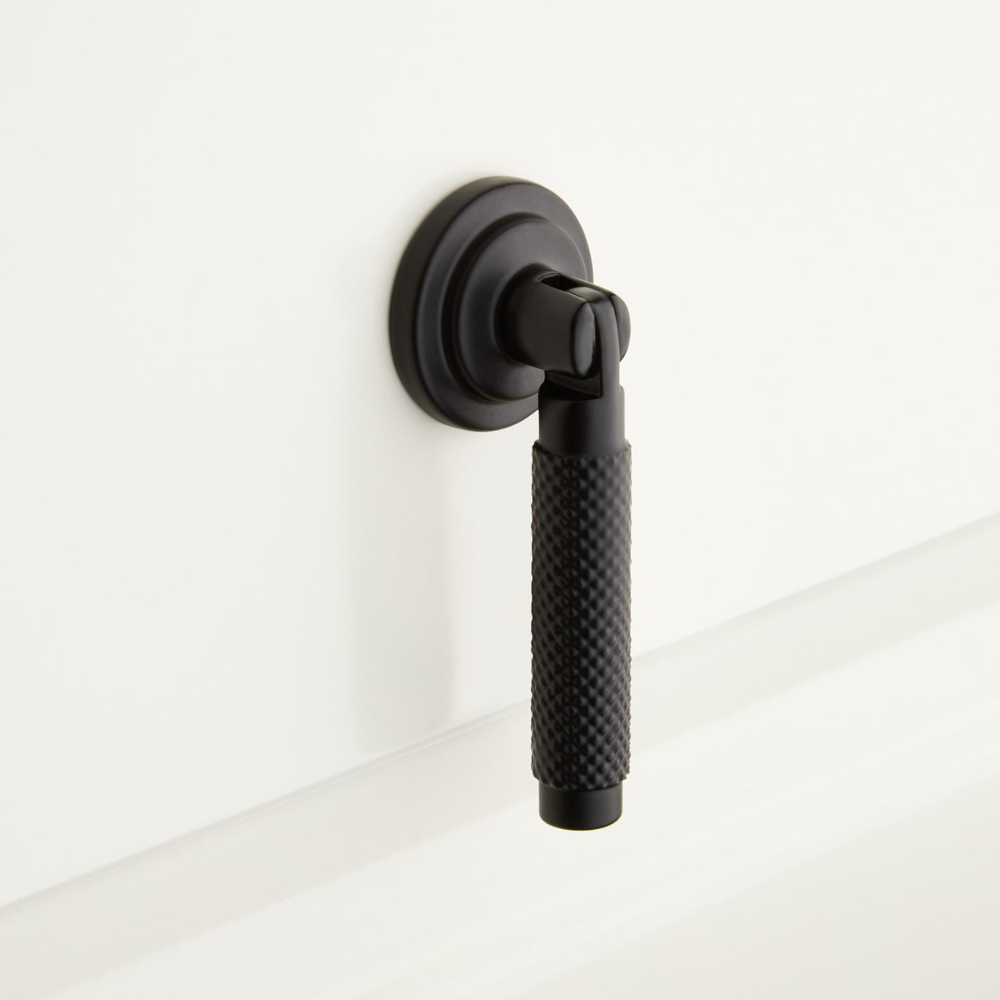 Arles Brass Knurled Drop Pull Signature Hardware