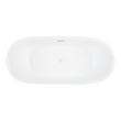 67" Stower Acrylic Freestanding Tub with Trim, , large image number 3