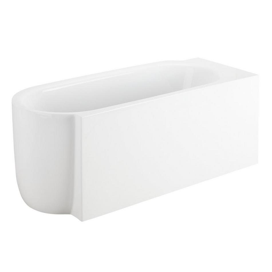 59" Averill Acrylic Freestanding Corner Tub, , large image number 7