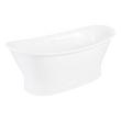 69" Desborough Acrylic Freestanding Double-Slipper Tub with Slotted Overflow, , large image number 1