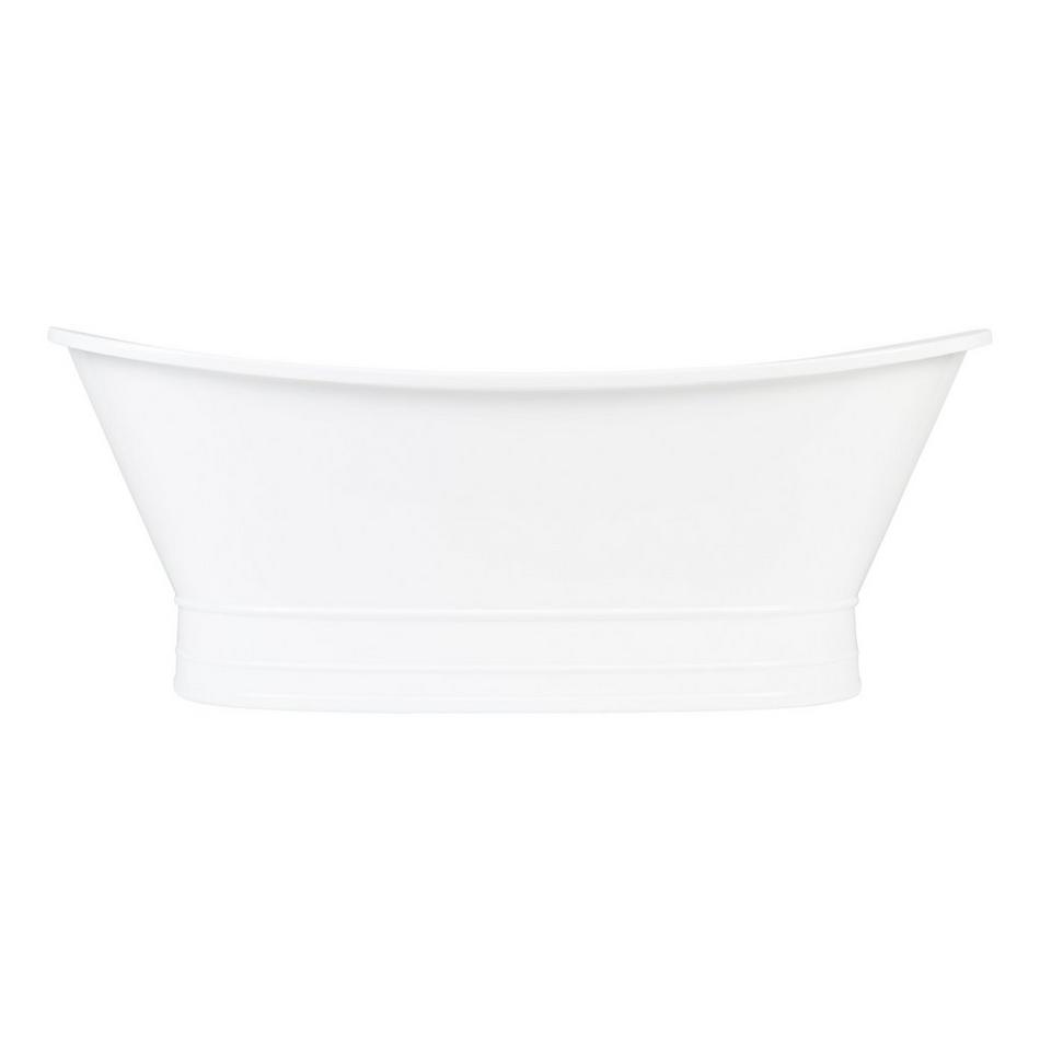 69" Desborough Acrylic Freestanding Double-Slipper Tub with Slotted Overflow, , large image number 2