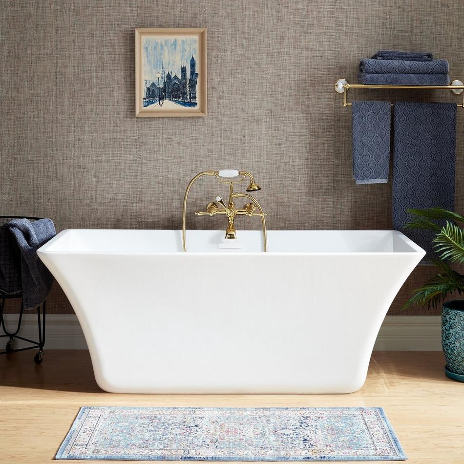 60" Draque Acrylic Freestanding Tub, , large image number 0