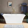 66" Draque Acylic Freestanding Tub, , large image number 0