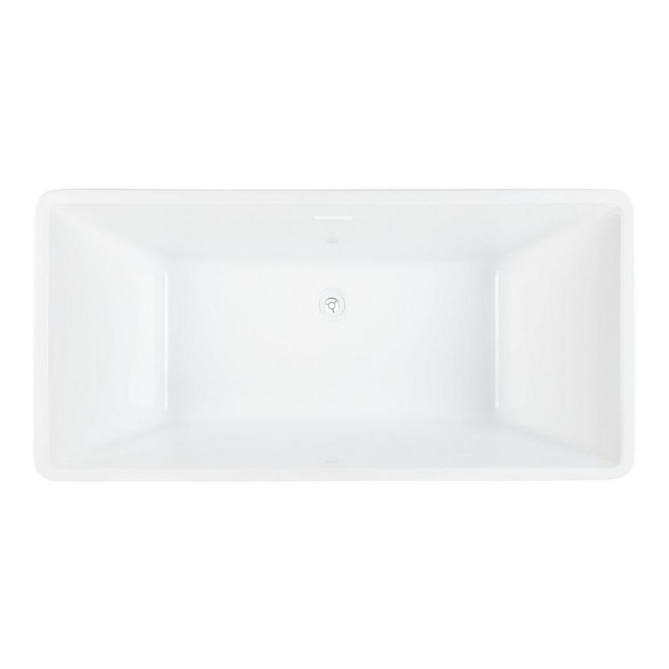 66" Draque Acylic Freestanding Tub, , large image number 3