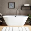 70" Danae Acrylic Freestanding Tub with Trim, , large image number 0