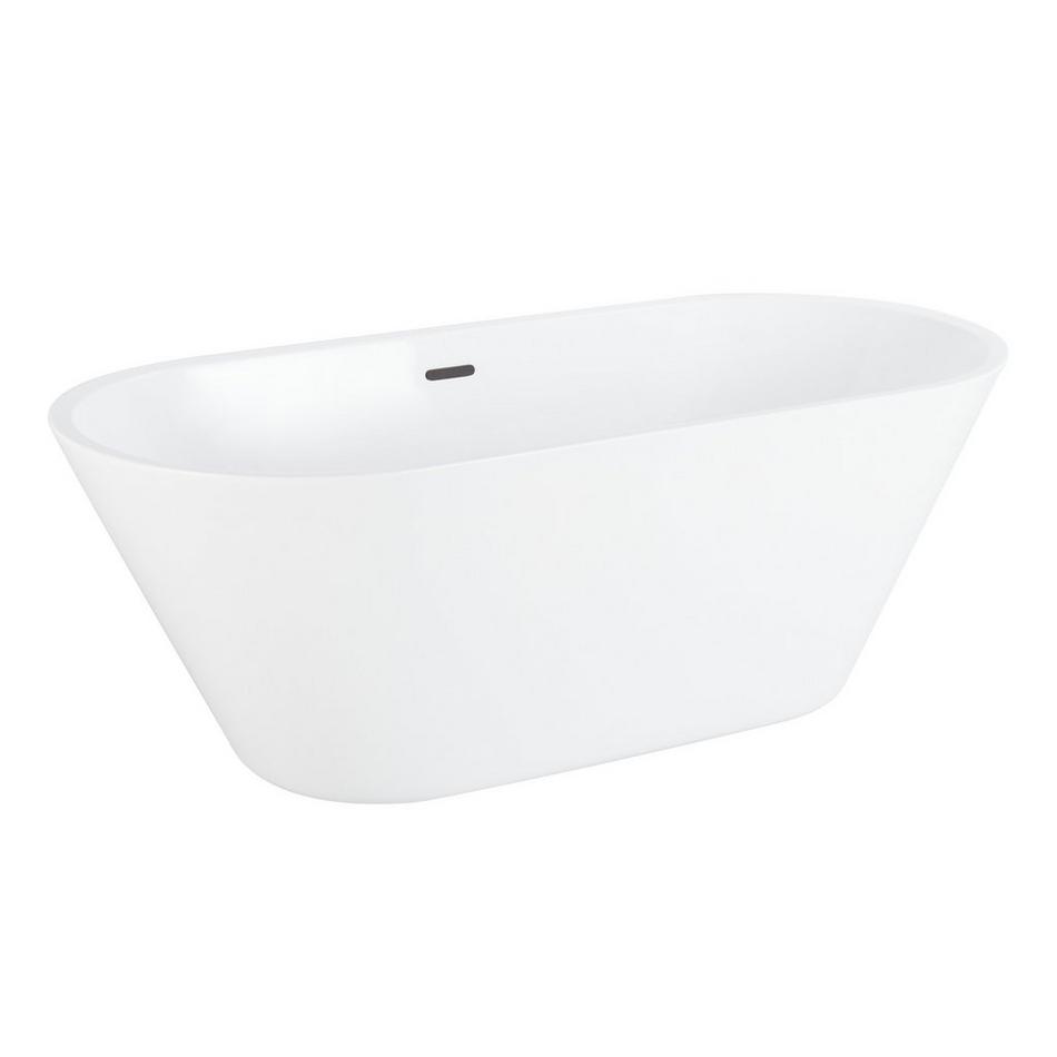 70" Danae Acrylic Freestanding Tub with Trim, , large image number 1