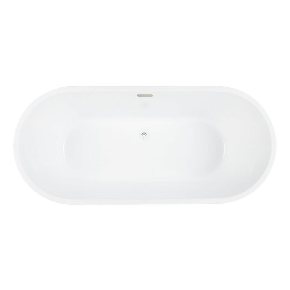 70" Danae Acrylic Freestanding Tub with Trim, , large image number 3