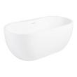 61" Boyce Acrylic Freestanding Tub with Slotted Overflow, , large image number 1