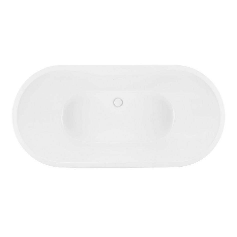 61" Boyce Acrylic Freestanding Tub with Slotted Overflow, , large image number 4