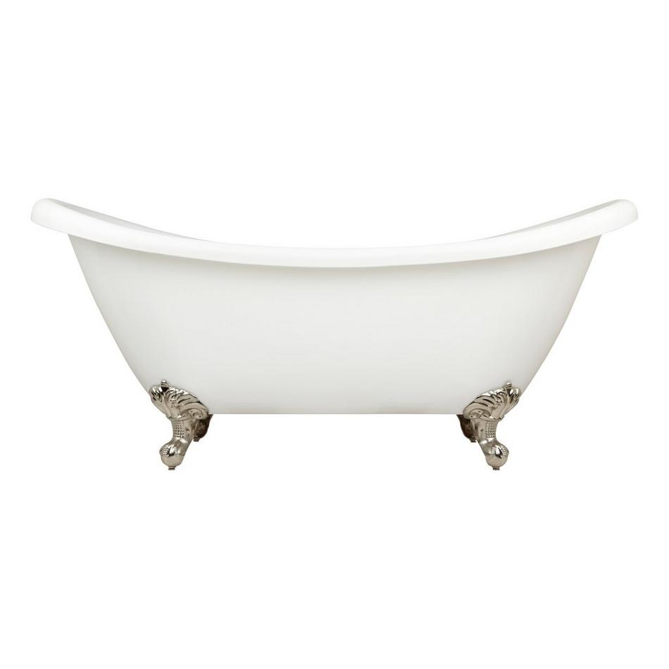 63" Rosalind Acrylic Tub - Imperial Feet - Roll Top, , large image number 1