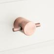 Calix Smooth Brass Cabinet T Knob - Antique Copper, , large image number 0